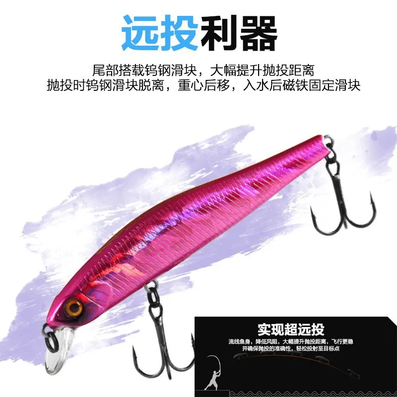 BEARKING 9cm 10g Sp sistema magnético cebo duro Minnow modelo caliente acción perfecta 13 colores diferentes Señuelos de Pesca Z90 - imagen 4