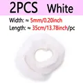 2pcs  White