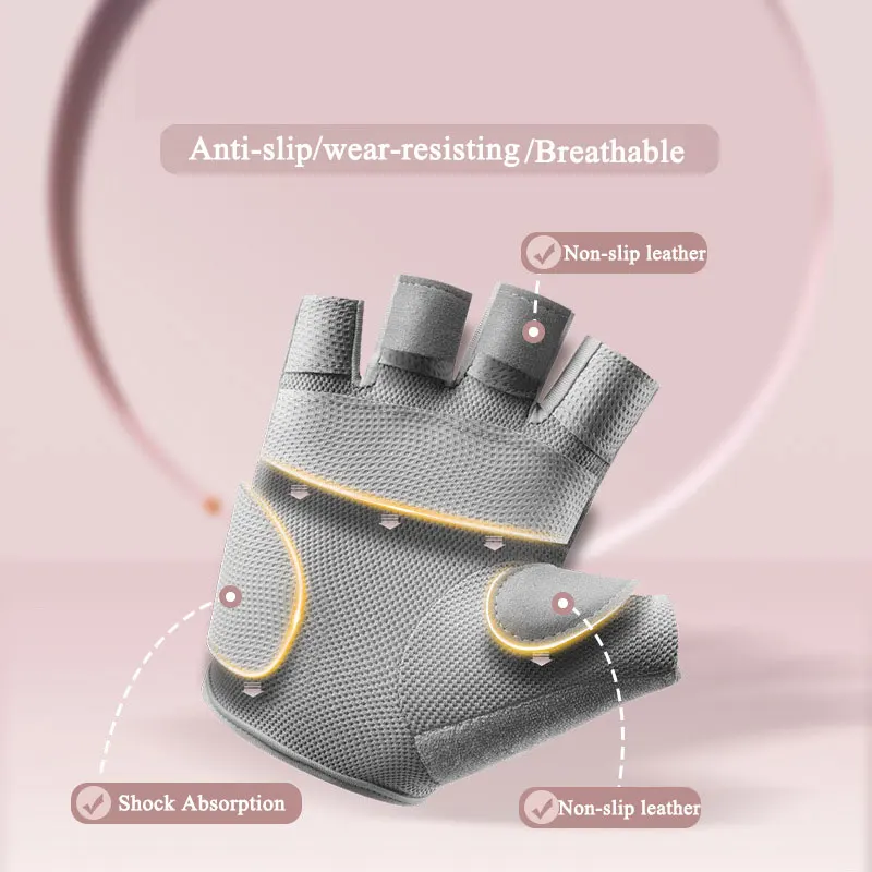 Guantes de pesca resistentes al agua, guantes deportivos transpirables, antideslizantes de medio dedo, duraderos, para ciclismo, Fitness, carpa, cómodos - imagen 2