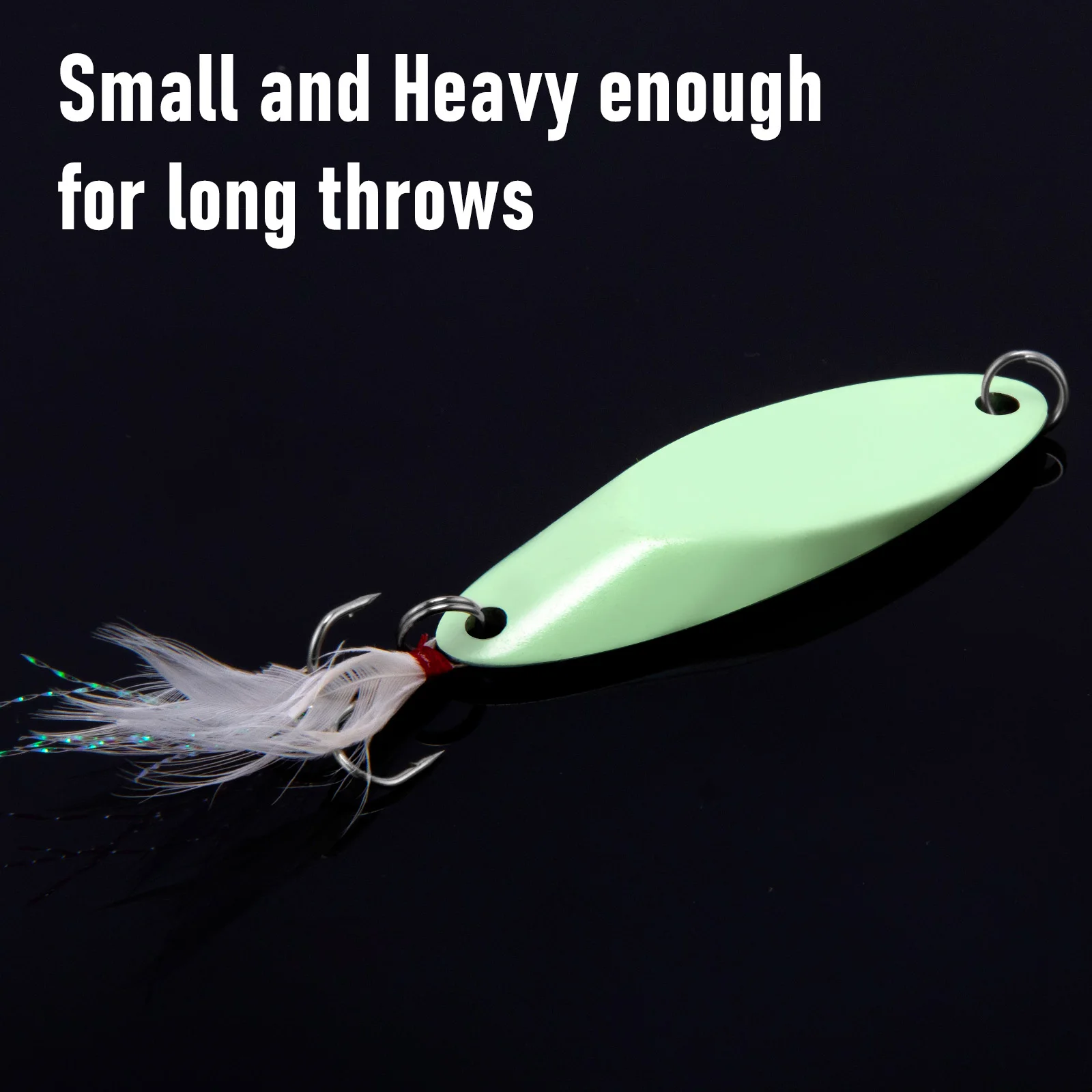 Señuelo Metal Jig Spoon para pesca al curricán y jigging