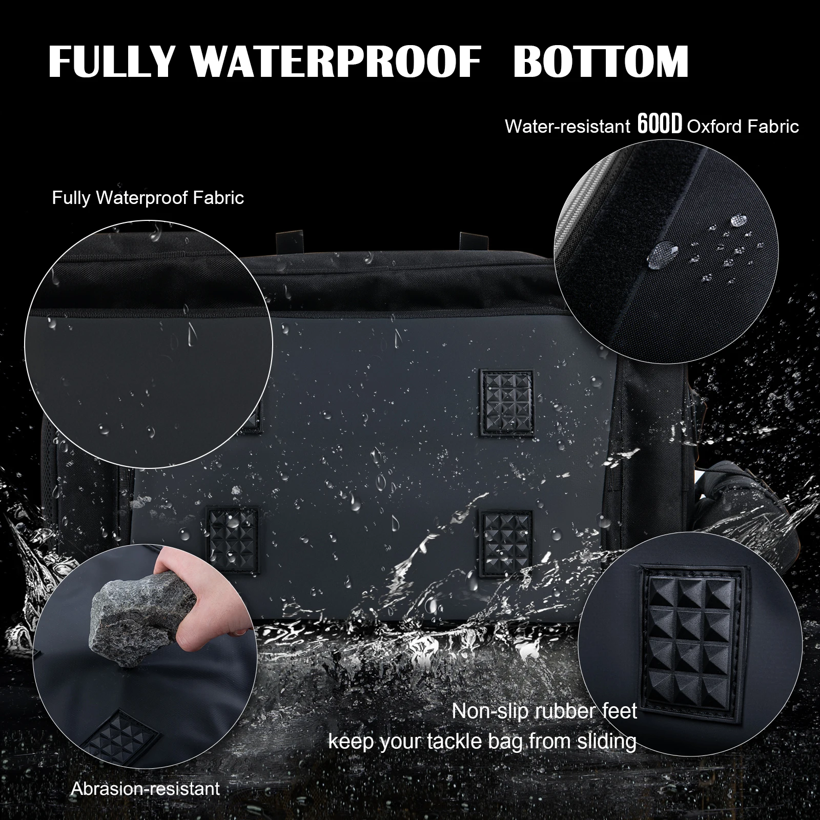 Goture Bolso de Hombro Impermeable – Bolsa Táctica para Pesca - imagen 4