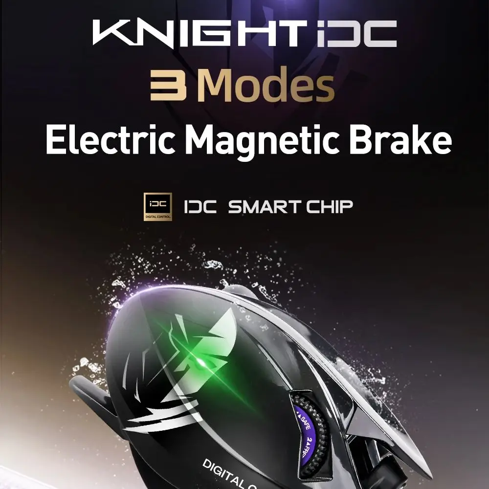 HISTAR KNIGHT DC carrete de pesca freno magnético carbono ligero - imagen 3