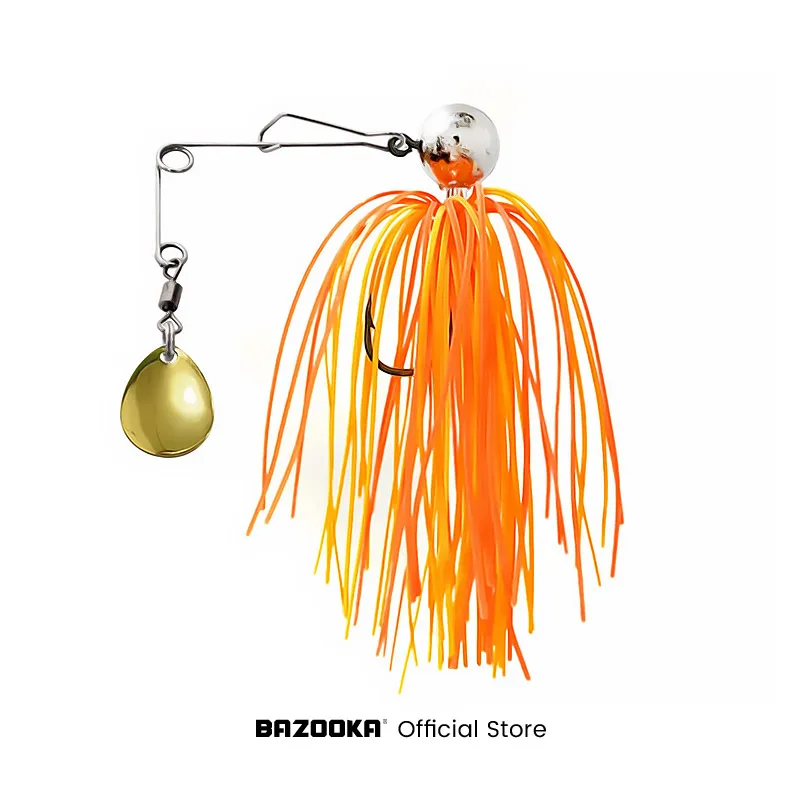 Bazooka Spinnerbait-señuelo de pesca, cebo de alambre, doble hoja de sauce, aguja giratoria, gancho de Metal, cuchara, Wobblers, lubina, lentejuelas, Lucio, carpa - imagen 4