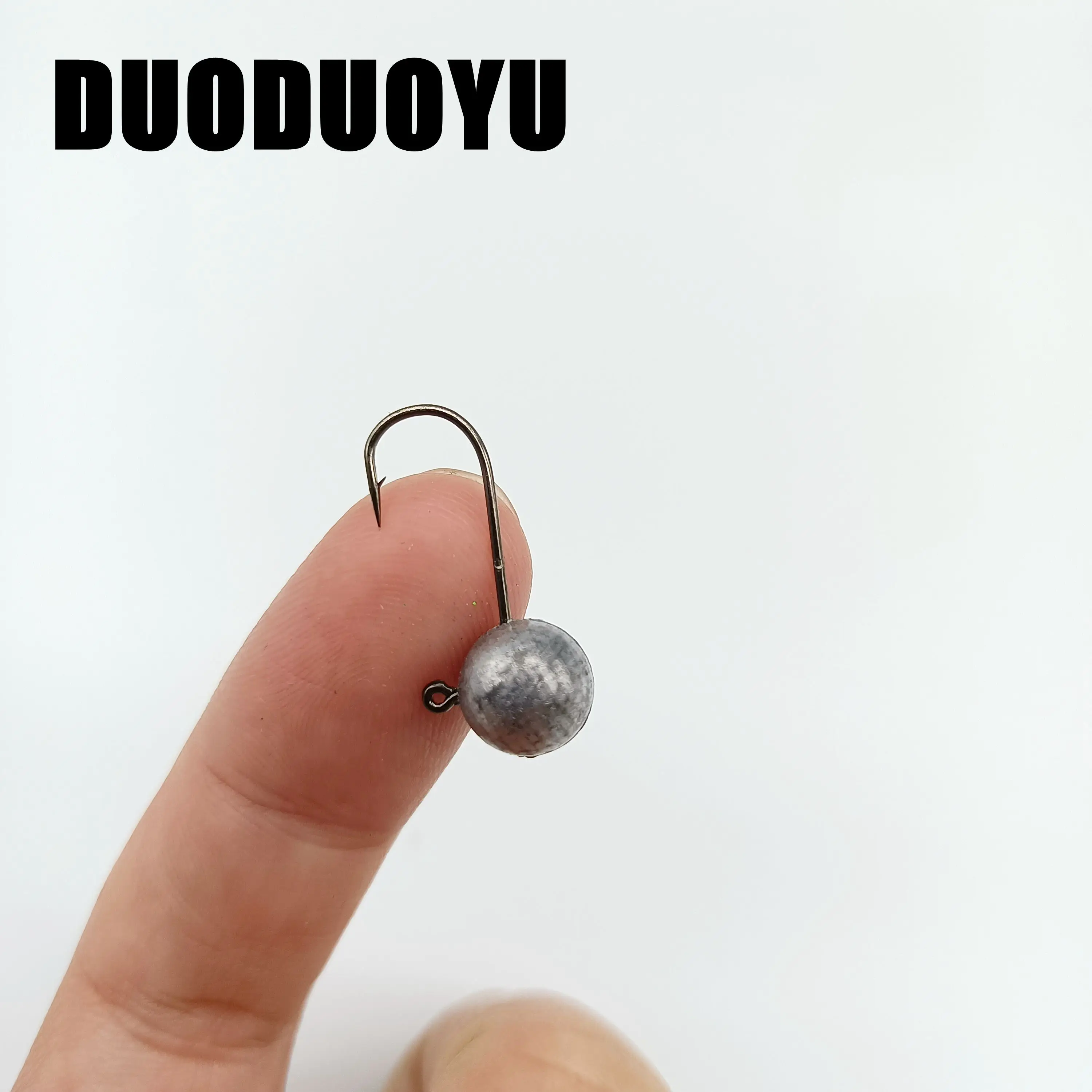 DUODUOYU-minianzuelo de pesca con cabeza plomada, accesorios de pesca artificiales, 1g/2g/3,5g, 10 unidades por lote - imagen 2