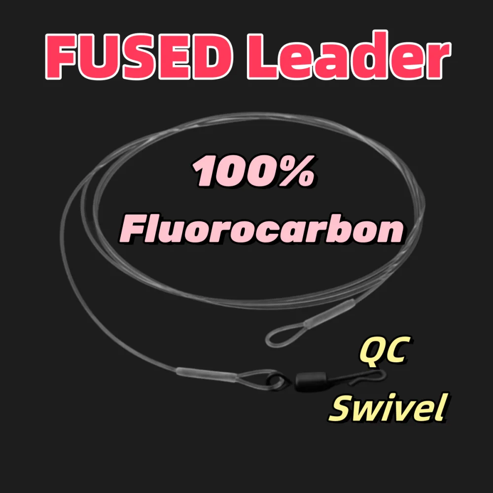 Línea líder de pesca de carpa para aparejos, lamas fundidas, Material de fluorocarbono, accesorios de cables, anzuelo de pesca que se hunde, Leadcore - imagen 4