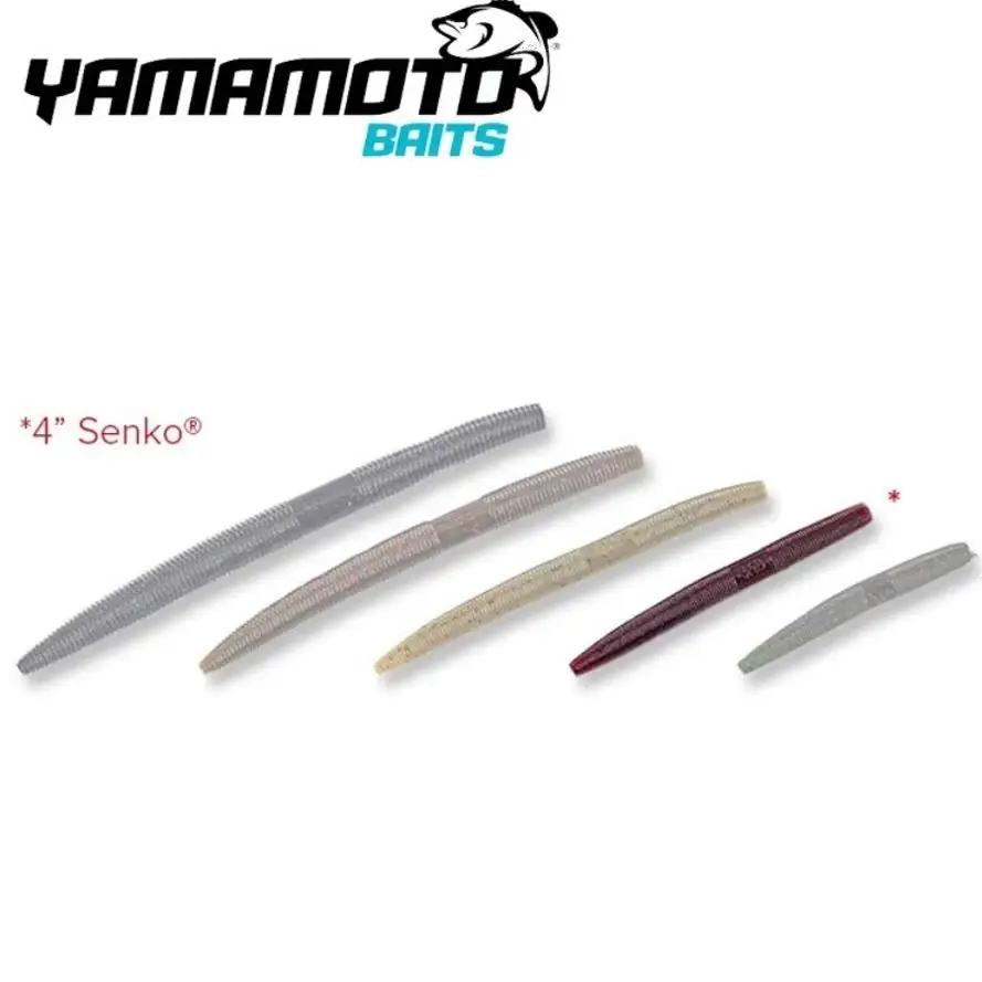 Los Estados Unidos importó YAMAMOTO SENKO gusano de fideos de alta gravedad específica grupo de pesca Texas de 4 pulgadas con cebo suave de plomo luya - imagen 2