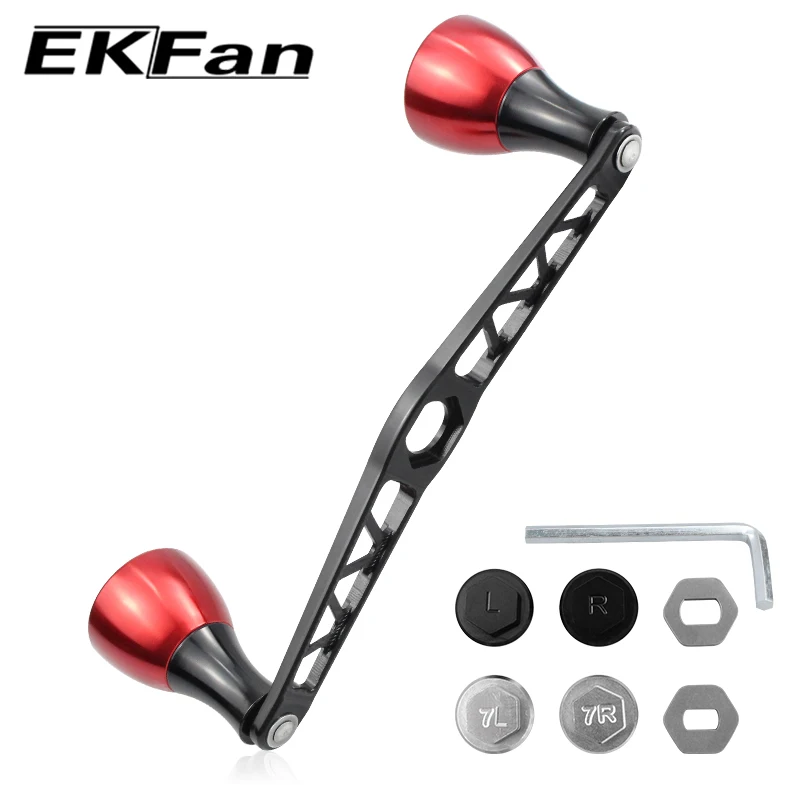 Ekfan-MANGO basculante de aluminio CNC, orificio de agujero de 140MM, tamaño 8x5/7x4MM, junta de apertura para carrete Daiwa Shimano Bastcast Handl - imagen 5