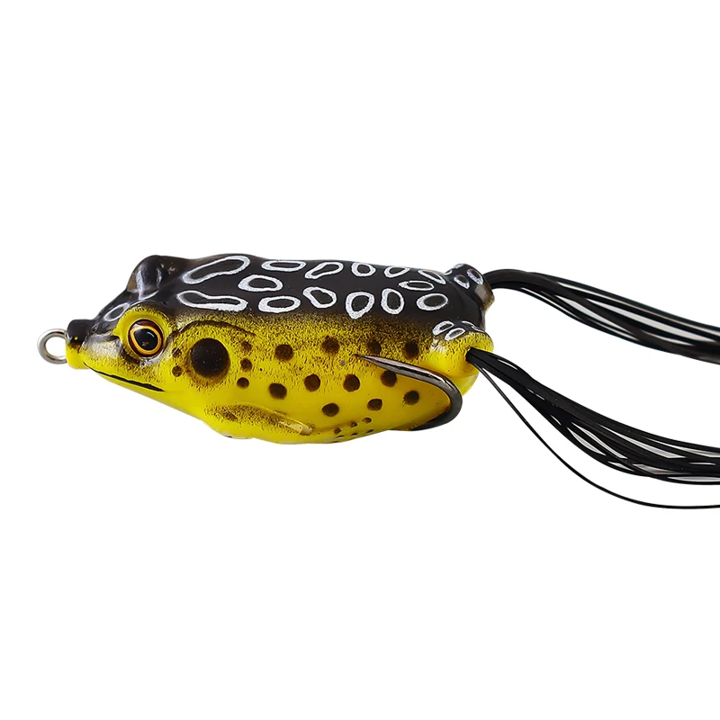 Rana Topwater TAIYU – Señuelo de cuerpo hueco con ojos 3D - imagen 3