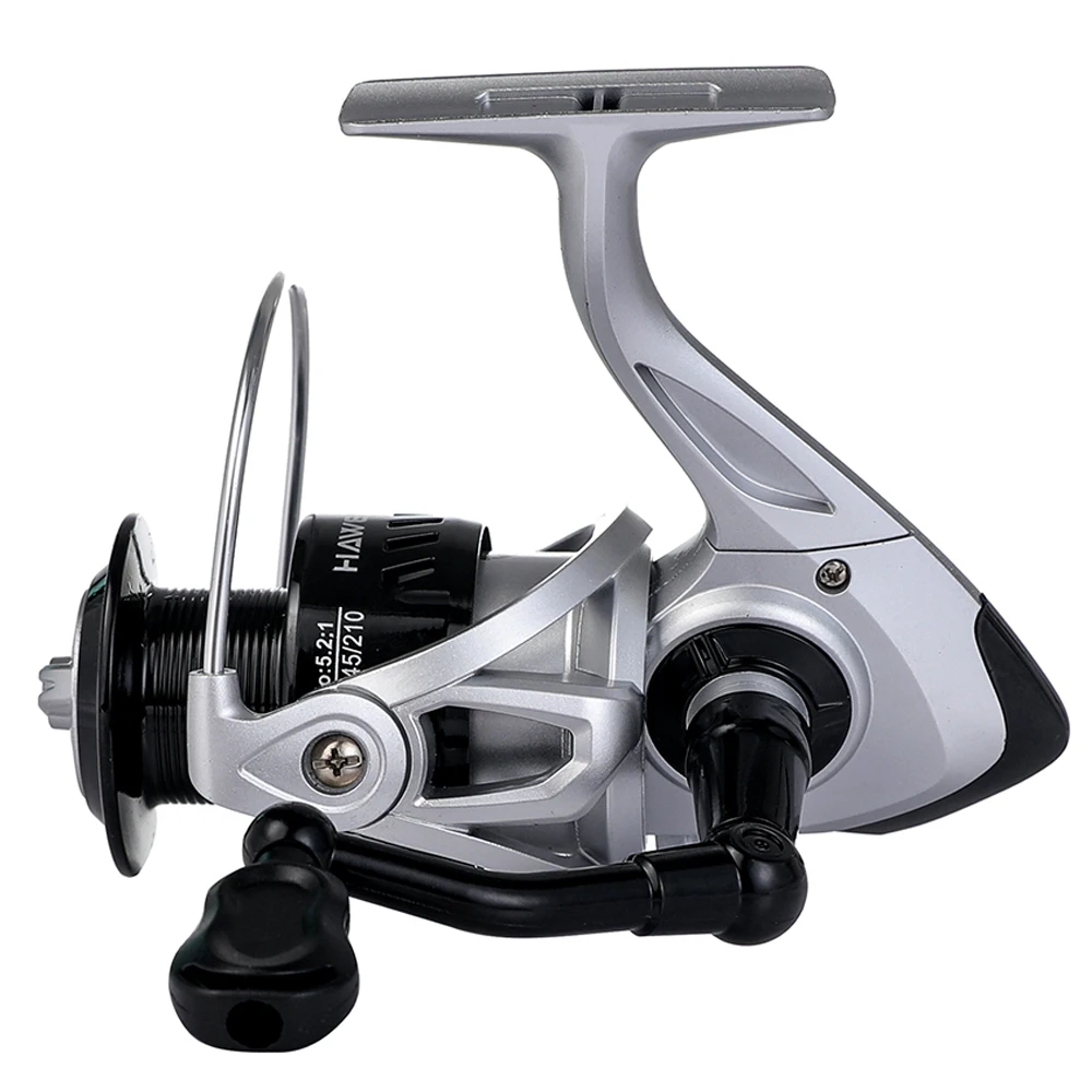 Carrete de pesca giratorio serie 2000-7000, arrastre máximo de 10KG, carrete de nailon duradero de tiro largo, carrete giratorio de agua salada, pesca de carpa con línea - imagen 2