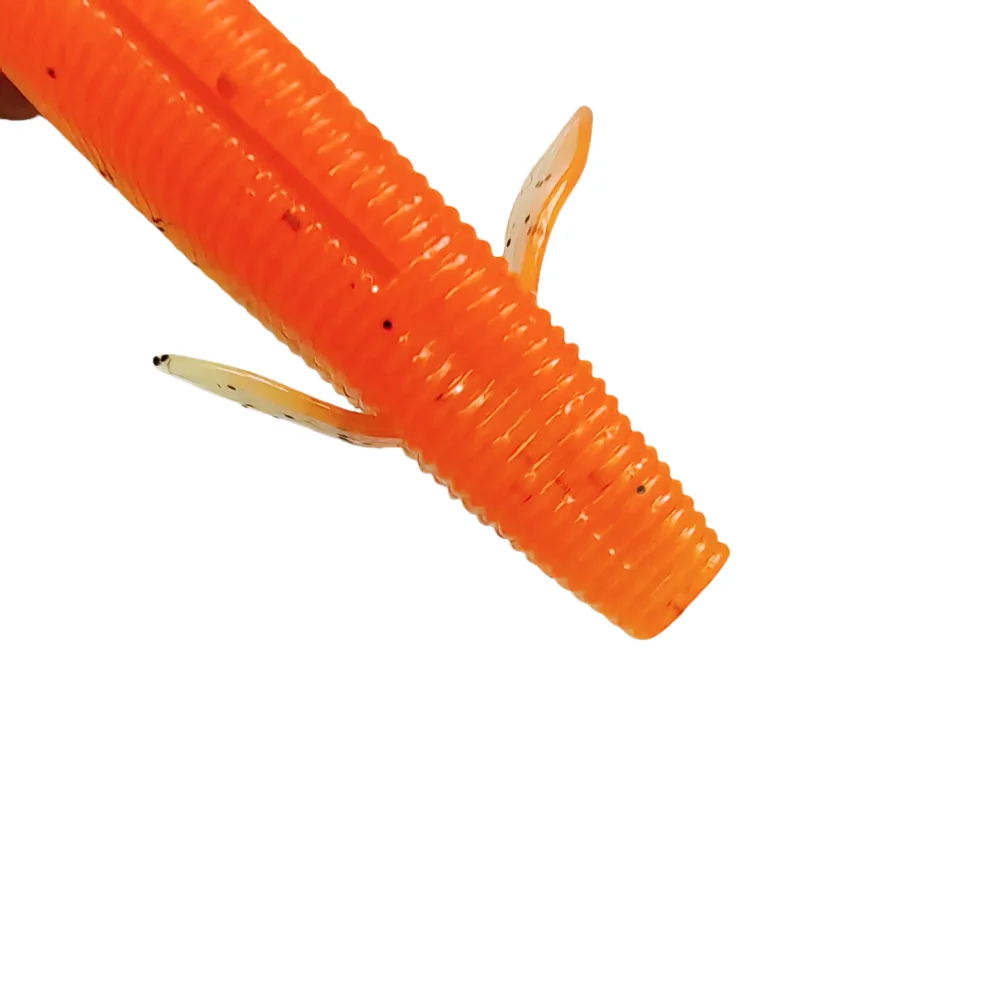 MUKUN 5 uds 12,5 cm 8,2g señuelo de pesca de silicona suave Minnow agua salada gusanos de agua dulce Wobblers cebo Artificial aparejos de lubina plantillas - imagen 5