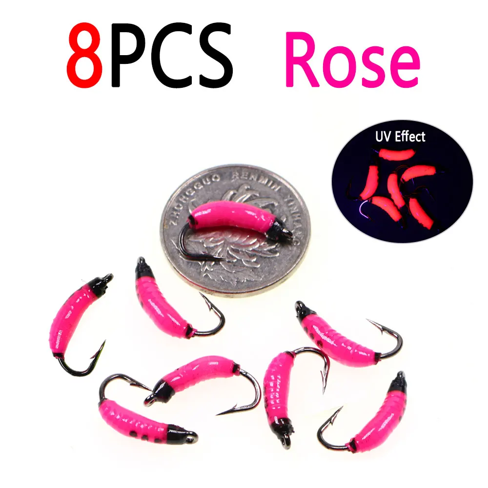 8pcs Rose