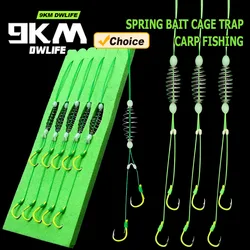 Anzuelo Jig Head Verde Fluorescente para Carpa