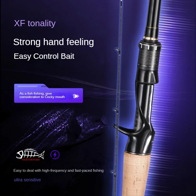 Caña Spinning Ultraligera Carbono WinsCraft – Acción XF 2 tramos - imagen 3