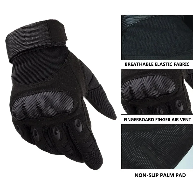 Guantes de caza, guantes deportivos para exteriores, guantes de Fitness, entrenamiento de culturismo, ejercicio deportivo, guantes de ciclismo a prueba de golpes para motocicleta - imagen 3