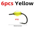 6pcs Yellow