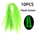10pcs flash green