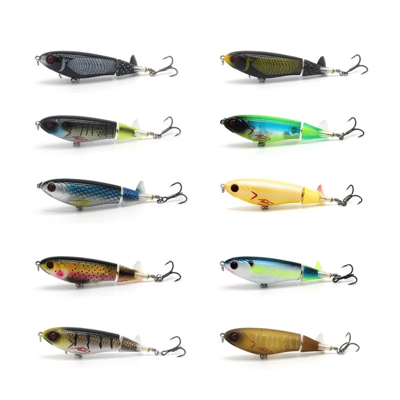 Lua Bait VIB Propellers Tractor Señuelo Superficie con Ojos 3D - imagen 2