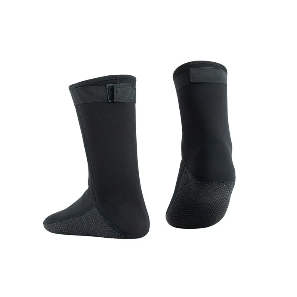 Calcetines de buceo duraderos de 3mm y 5mm, botines cálidos de neopreno para Surf y playa, zapatos de traje de neopreno elásticos antideslizantes para Surf, natación y snorkel - imagen 3