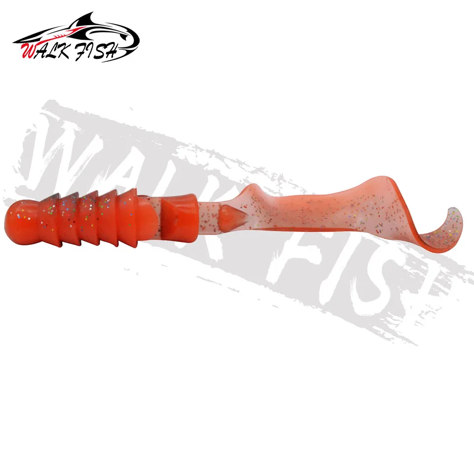 WALK FISH-señuelo de Pesca suave, 100mm, 7g, de PVC Artificial, para lubina - imagen 5