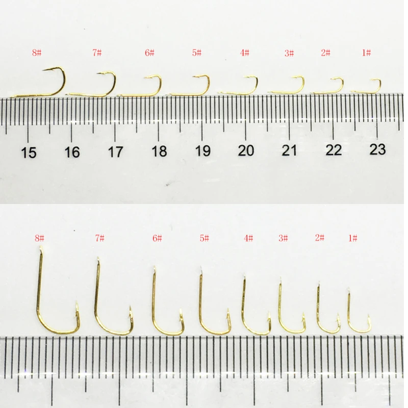 Anzuelos Jig Head dorados con púas para pesca de carpa - imagen 5