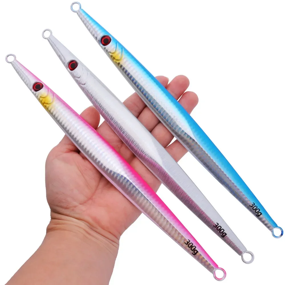 Plantilla de Metal rápida, 80g-300g, velocidad Vertical, hundimiento, cebo de Pesca, cuchara fundida, Jigging de Metal, cebo Artificial, señuelo de mar, pescador - imagen 4