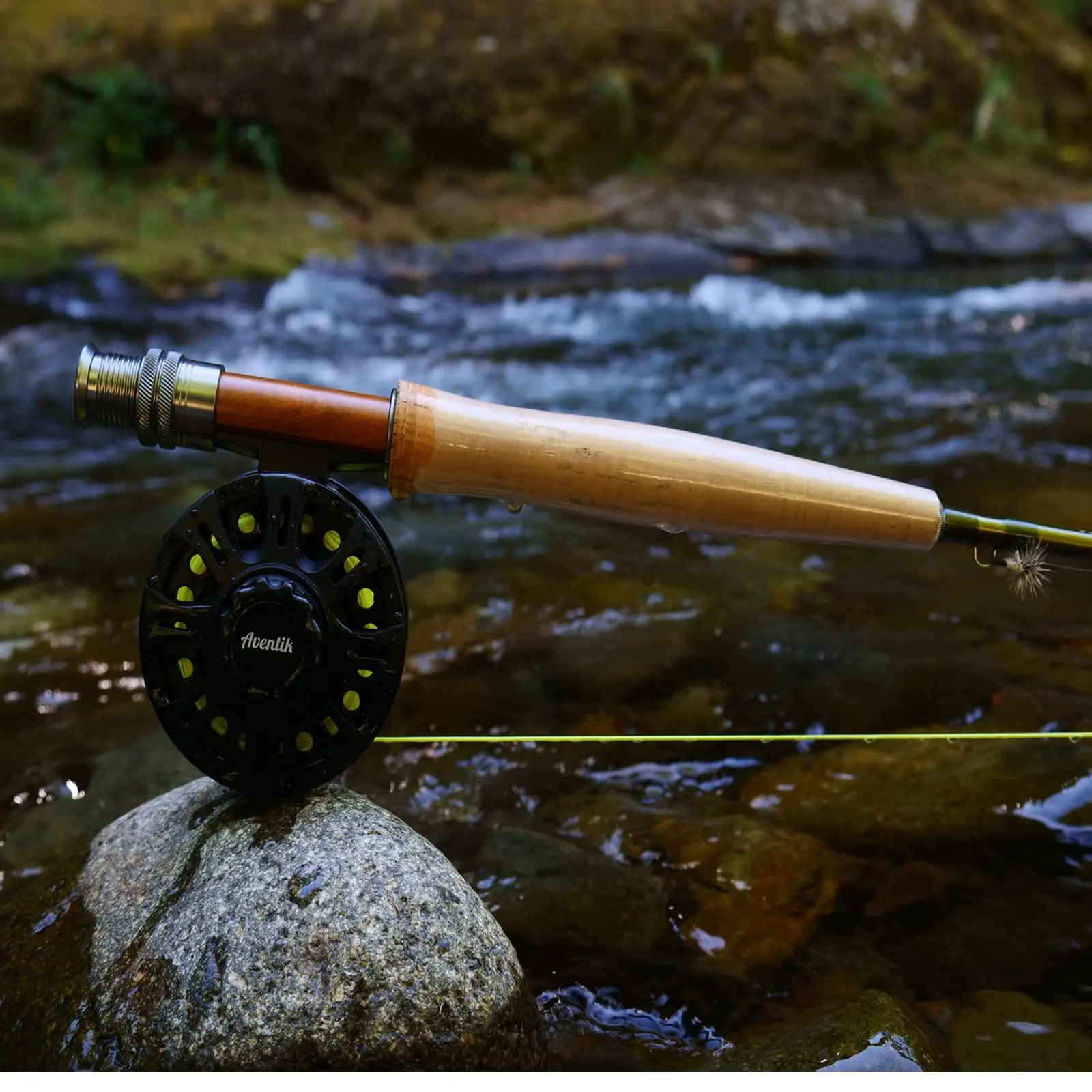 Aventik100FT-sedal de pesca con mosca flotante, peso hacia adelante WF1F–WF9F con ID de línea, núcleo trenzado de PVC, fundición suave, trucha, lubina, salmón - imagen 4