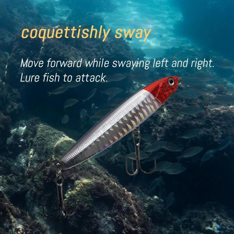 5 unids/set Señuelos de Pesca Stickbait 10g 14g lápiz que se hunde cebos duros para nadar lubina Wobblers señuelo con caja - imagen 2