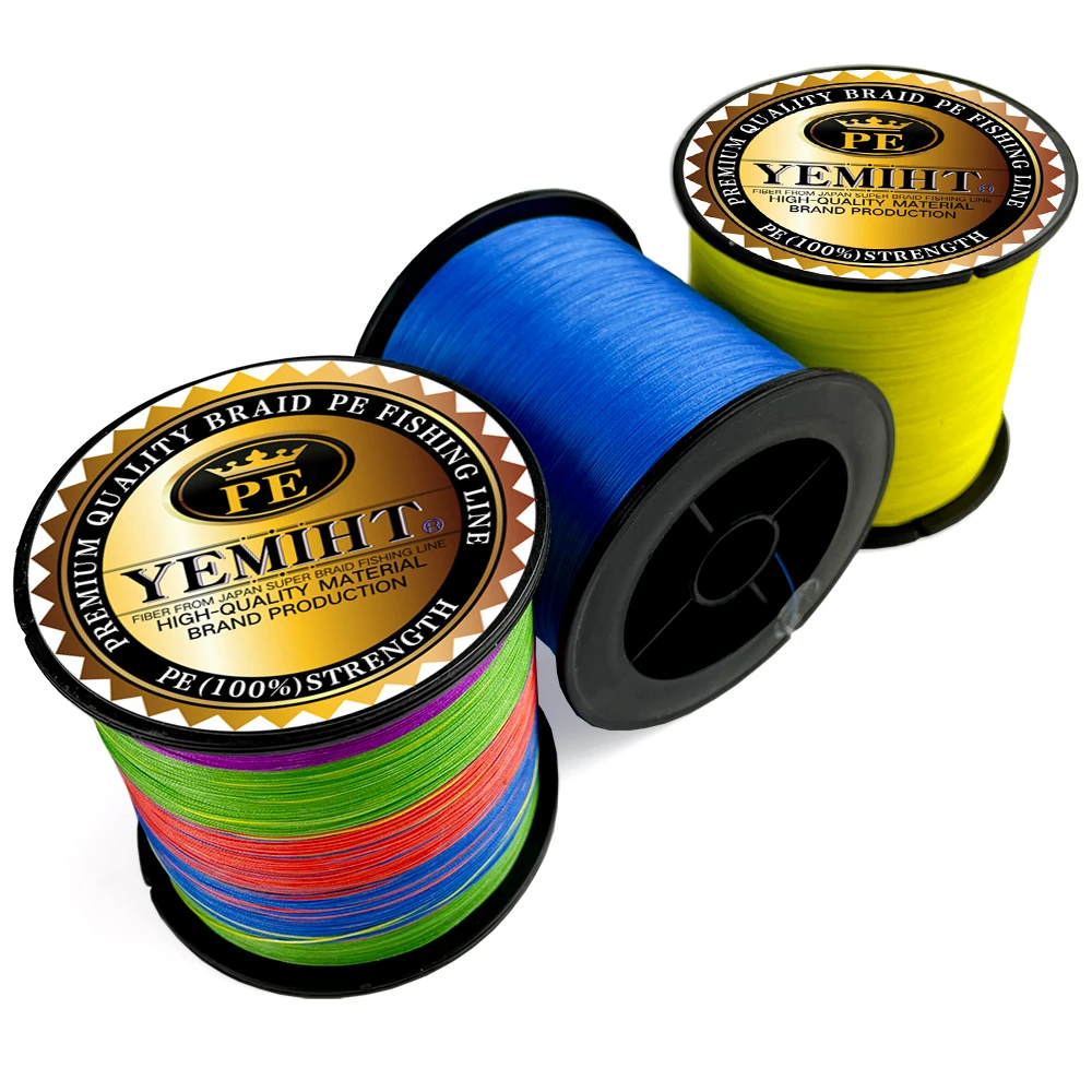 Línea de señuelo de red para tejer, hilo de pesca japonés multicolor, PE, trenzado, 4 hebras, multifilamento, 300M, 500M, 1000M, nuevo - imagen 3