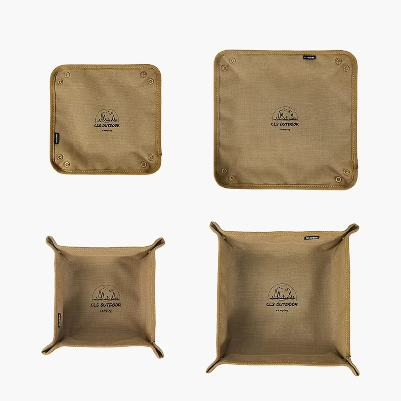 1 bandeja de almacenamiento portátil para acampar, caja de almacenamiento para picnic, pesca, viajes familiares al aire libre, adecuada para acampar sin desorden - imagen 4