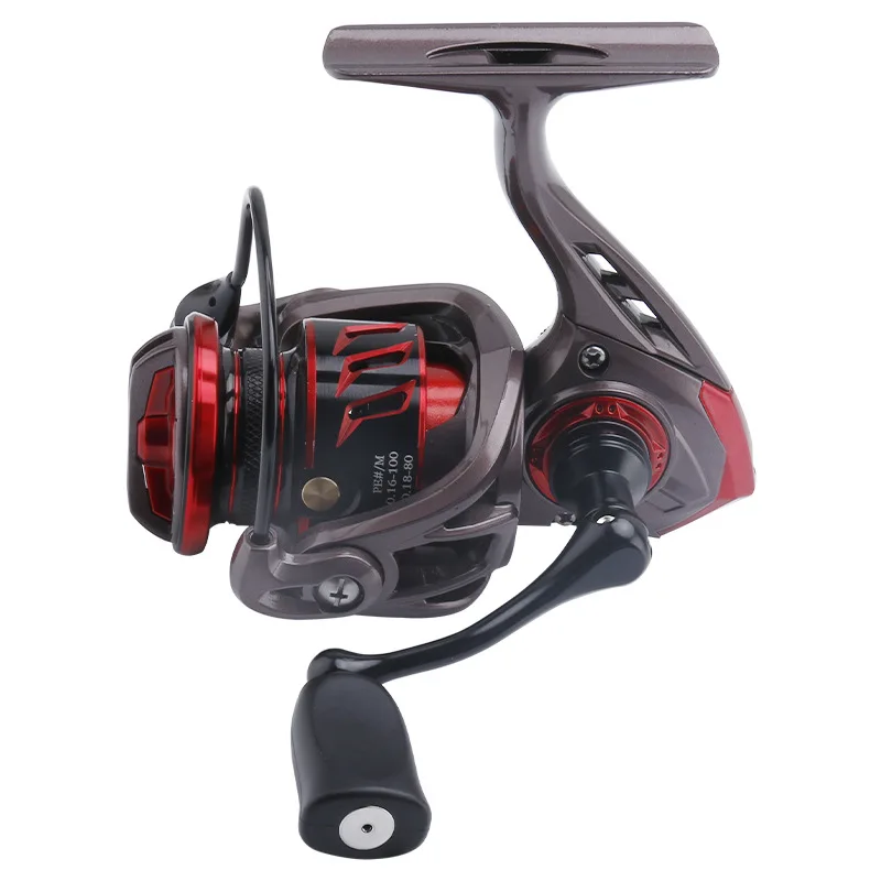 DEUKIO nuevo innovador carrete giratorio resistente al agua 4 + 1BB 4,5 KG potencia máxima de arrastre 5,2: 1 carrete de pesca pesca en agua dulce - imagen 2