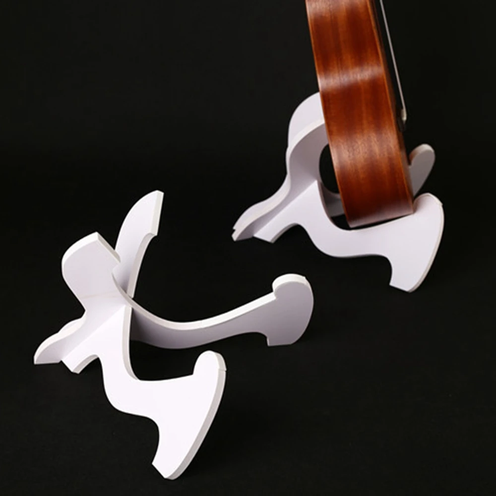 Soporte plegable vertical para guitarra y ukelele – Expositor 3 estilos