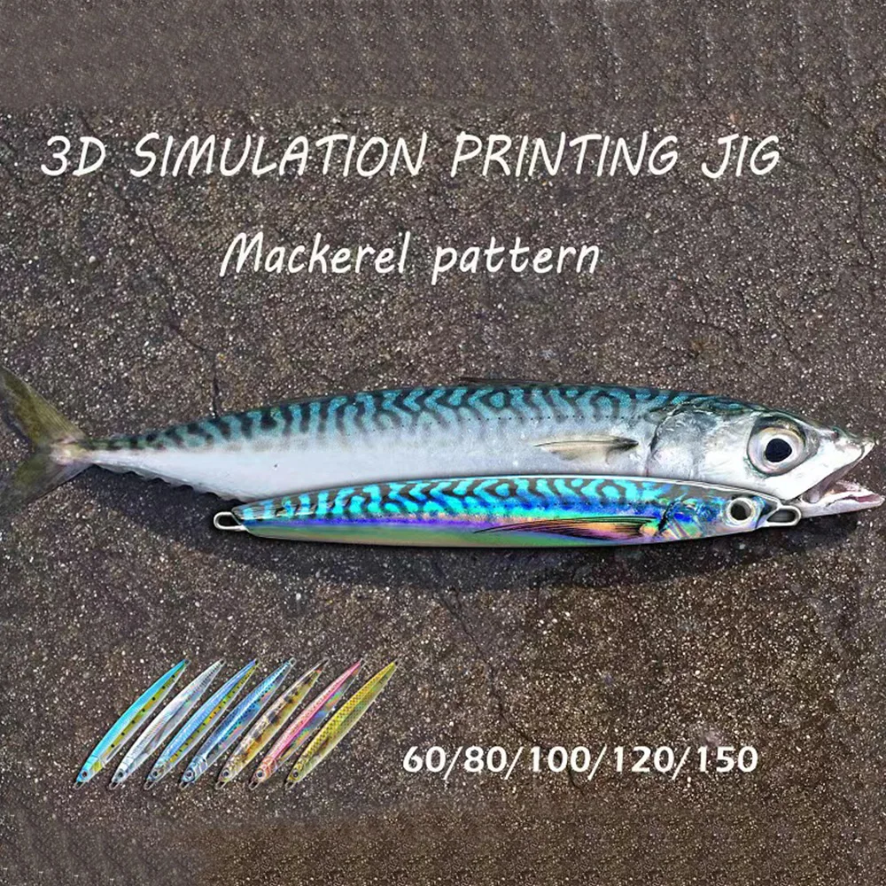 Jigging Metal 3D para Mahi Marlin Wahoo – Agua salada