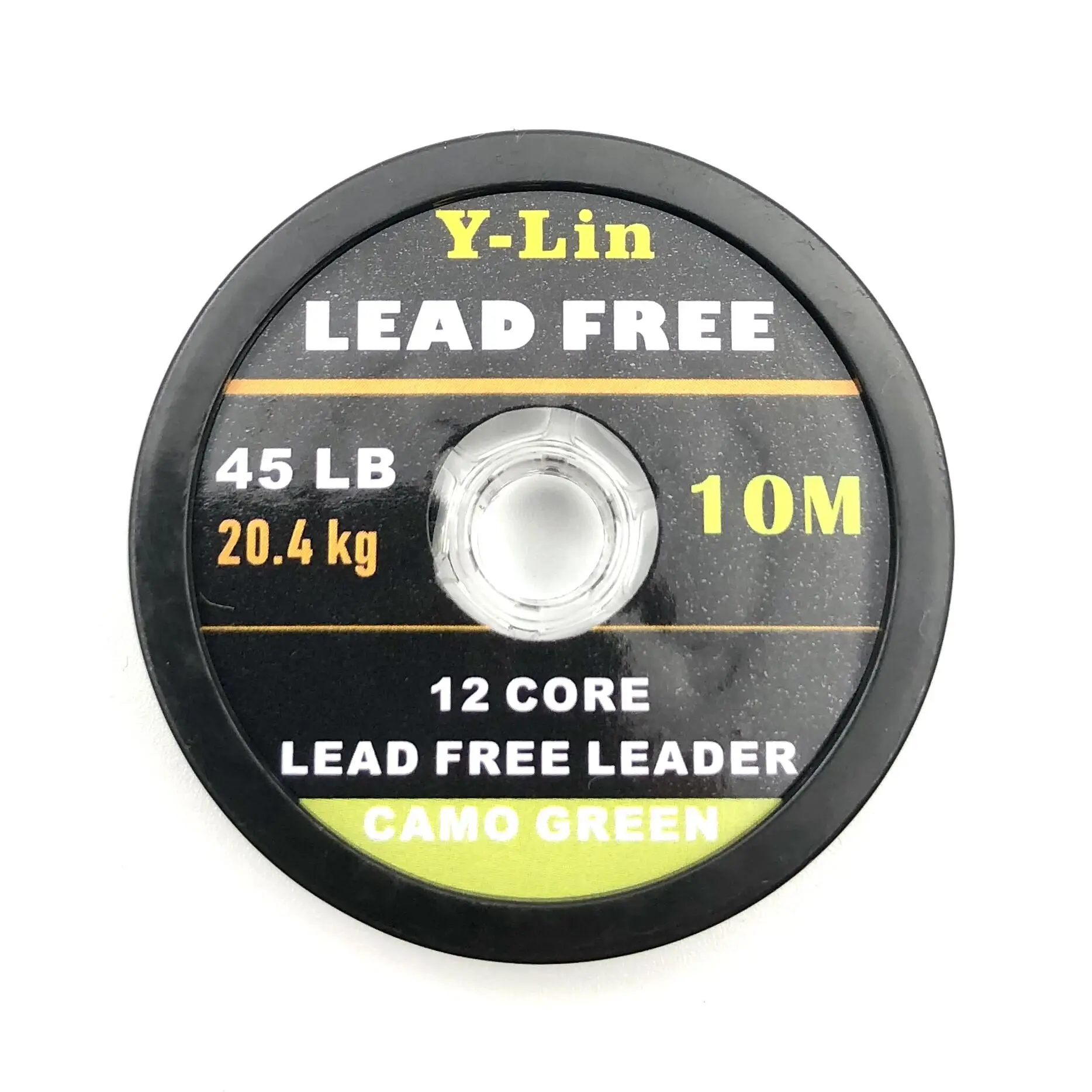 Líder tejido sin plomo para pesca de carpa, aparejo para el pelo de línea de pesca, 10m, verde, marrón, 35lb/45LB - imagen 4