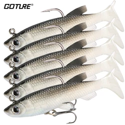 Goture Señuelo blando de silicona para lucio - Wobbler plomo 8,4 cm