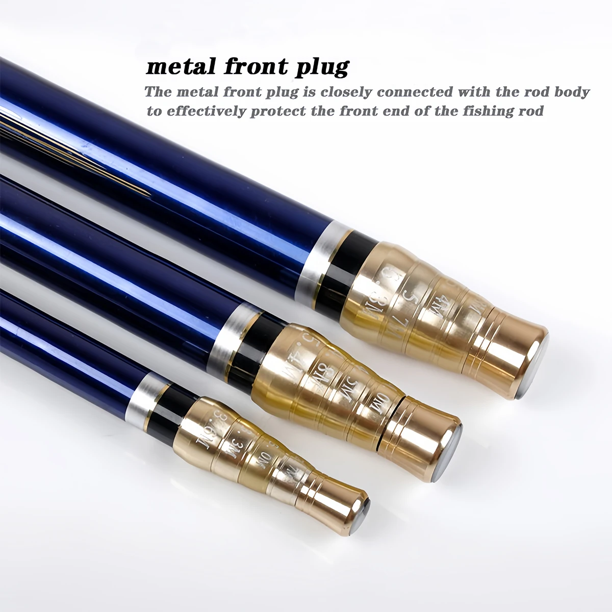 Caña de pescar telescópica de posicionamiento ajustable de 4,5 M-6,3 M, caña de pescar de carbono ultracorta, caña de pescar dura ultraligera - imagen 5