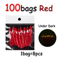 100 bags red