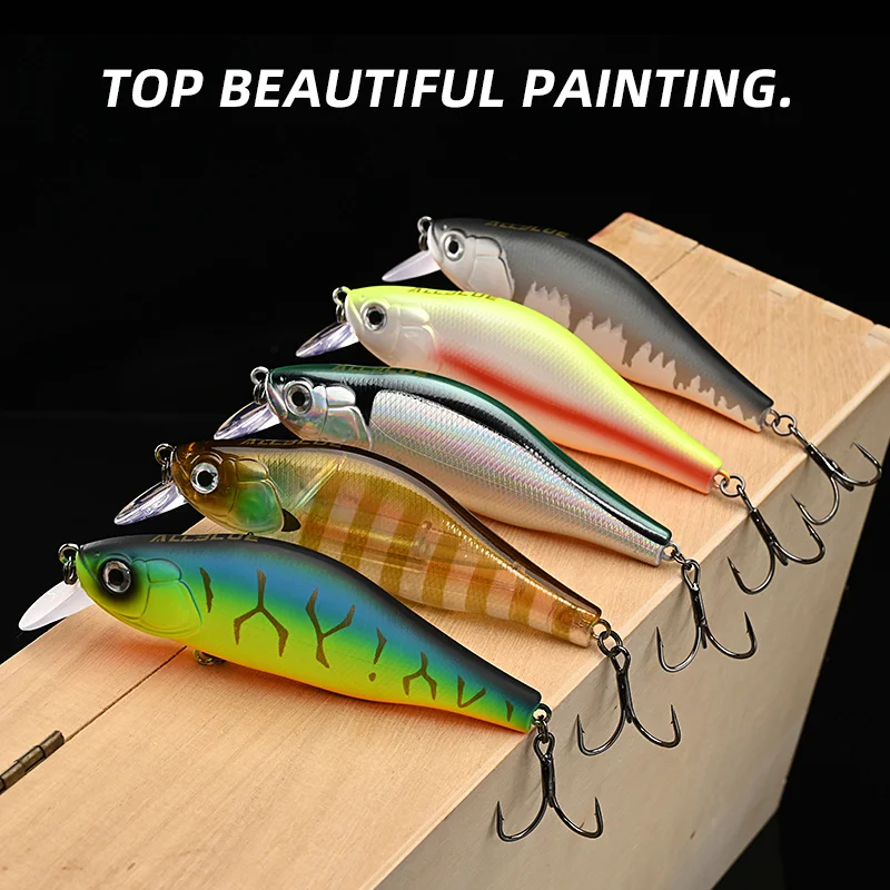 ALLBLUE HUNCH 105SP SR señuelo de pesca Shad 105mm 28,5g suspendido Wobbler Minnow 1-1,5 M cebo de plástico duro Artificial aparejos de Lucio - imagen 3