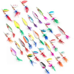Cuchara Giratoria Bucktail 7-14g – Señuelo para lubina y walleye