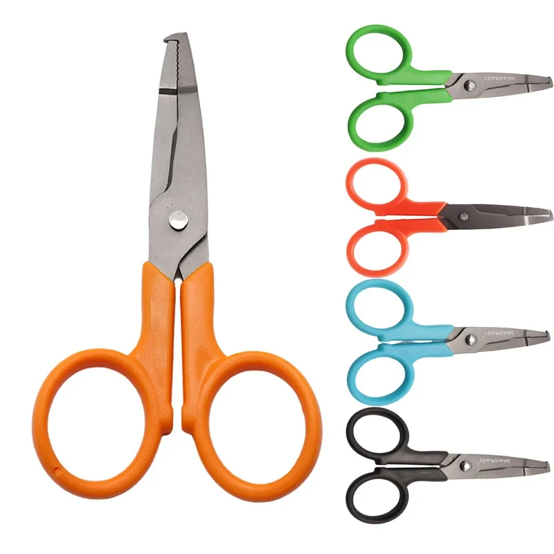 ZYZ tijeras de pesca multifuncionales, alicates de pesca portátiles ultraligeros de acero inoxidable Chapado en titanio, herramienta de aparejos - imagen 3