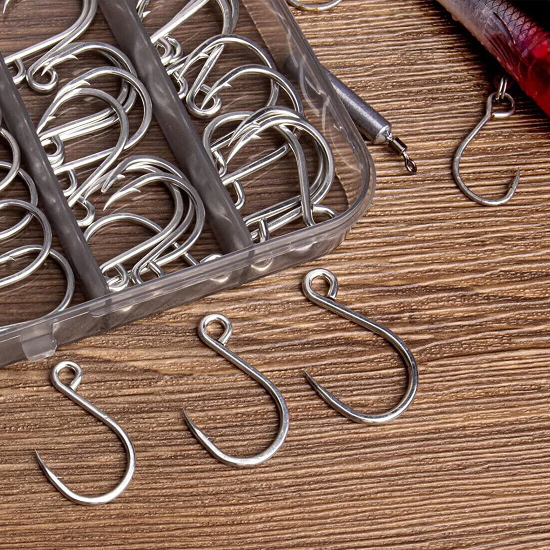 FishTrip-anzuelos individuales en línea, anzuelos de repuesto, hueco ancho para reemplazo de agudos - imagen 5