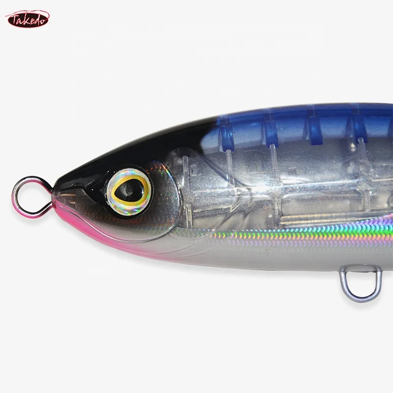 TAKEDO-señuelo tipo lápiz flotante, 19CM, 90G, gran juego, agua superior, señuelos de peces locos, pesca en el mar, Wobber, cebo de pesca para atún y lubina - imagen 3