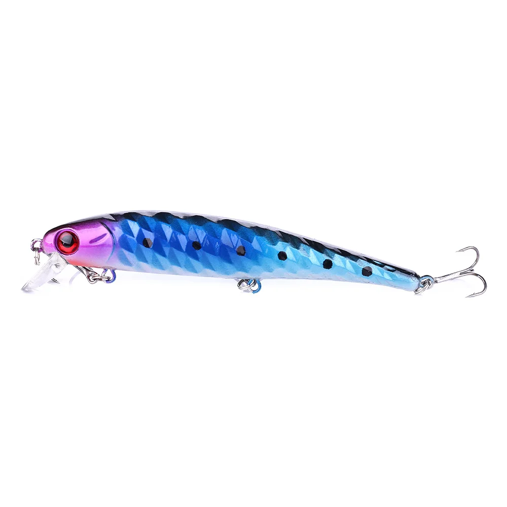 Pack Señuelos Minnow 12cm – Cebo duro láser para lubina y lucio