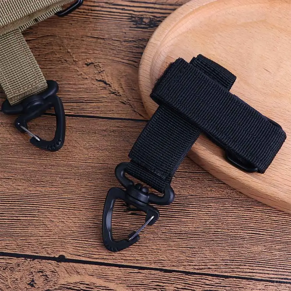 Guantes de nailon duraderos para escalada, guantes para acampar y senderismo, guantes de trabajo, guantes con Clip de seguridad, gancho colgante, antipérdida - imagen 4