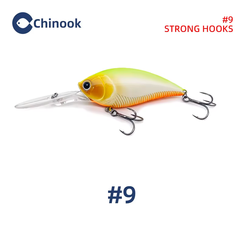 Crankbait Chinook Rattlebait – Señuelo de superficie para lubina