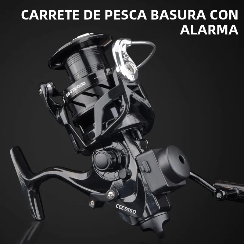 Carrete Giratorio DEUKIO con Freno Doble, 5+1BB y Manivela CNC - imagen 5