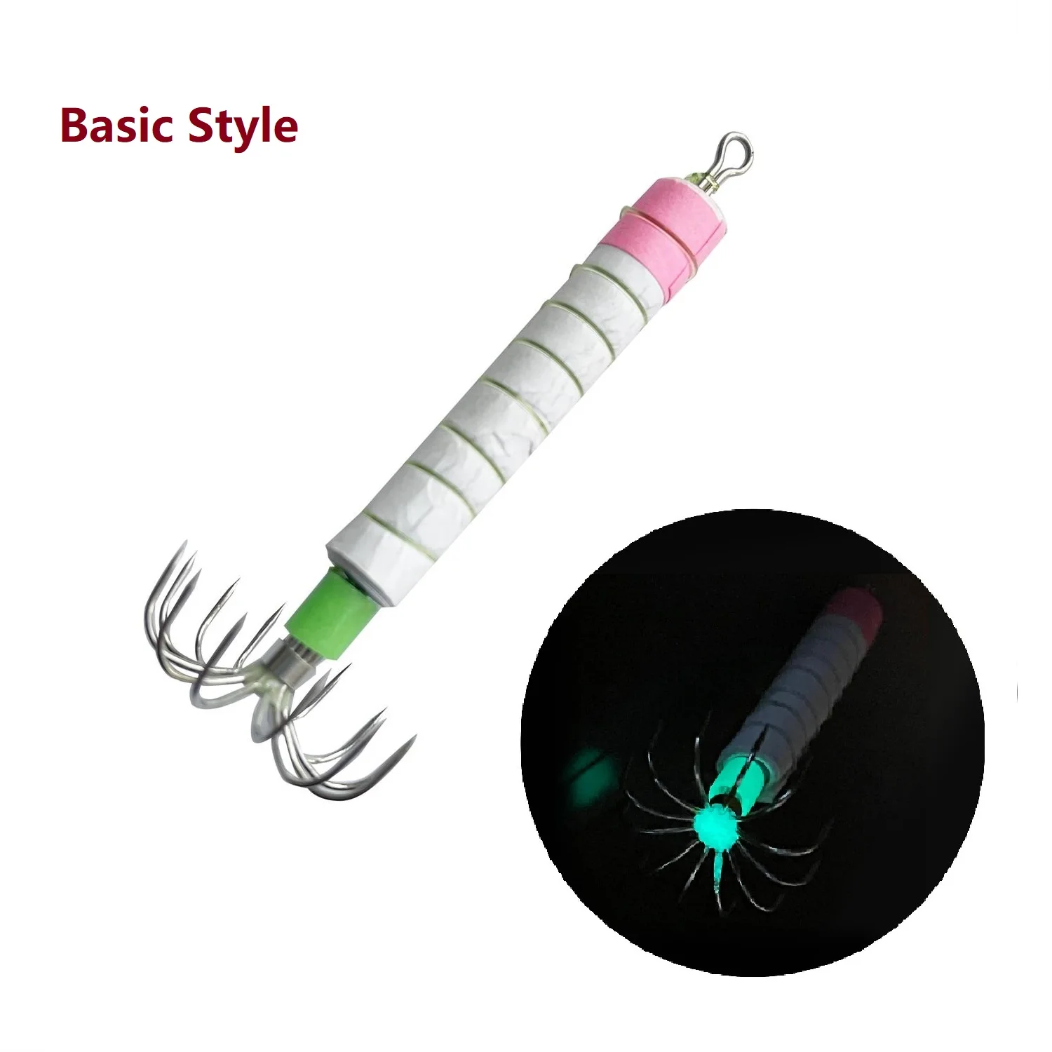 Señuelo luminoso de pulpo para pesca nocturna en mar - imagen 2