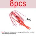 8pcs Red