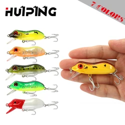 Señuelo flotante para pececillos, cebos artificiales de plástico duro, aparejos de Pesca de lubina, 10g, 50mm