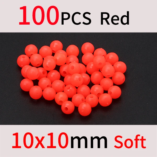 100pcs Red 10mm