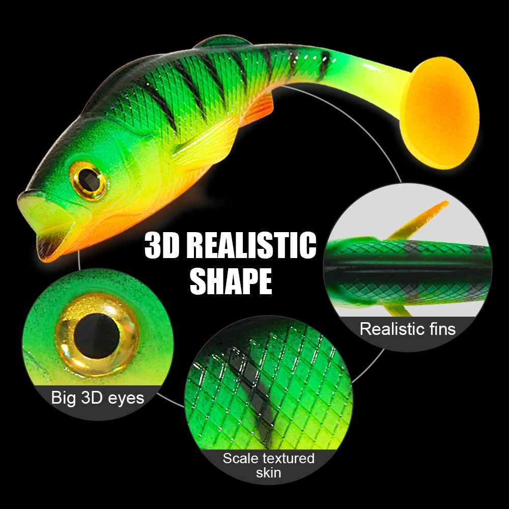 Spinpol-señuelo de pesca vigor perca, 7cm, 11cm, 14cm, cebo suave, sábalo, oscilación activa UV, artesanía, pez de goma, Swimbait para perca, Lucio, sable - imagen 4